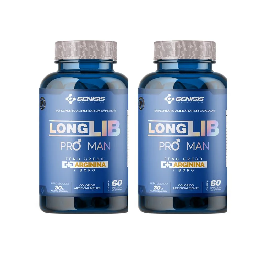 2 potes de LongLib Pro Man